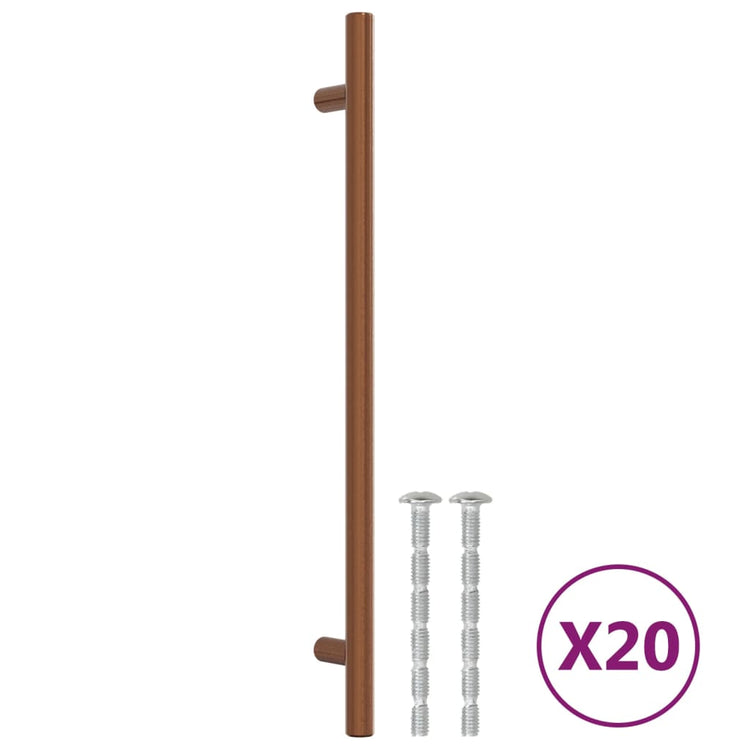 VidaXL Griffe 20 Stück 224 mm Edelstahl bronzefarben