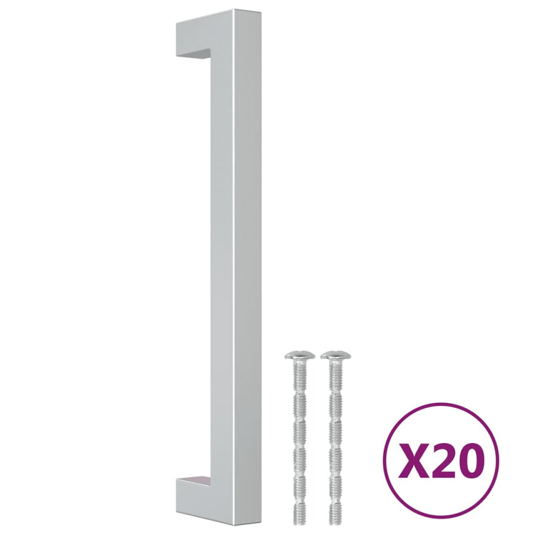 Vidaxx Griffe 20 Stück 160 mm Edelstahl silberfarben