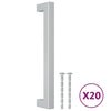 Vidaxx Griffe 20 Stück 160 mm Edelstahl silberfarben