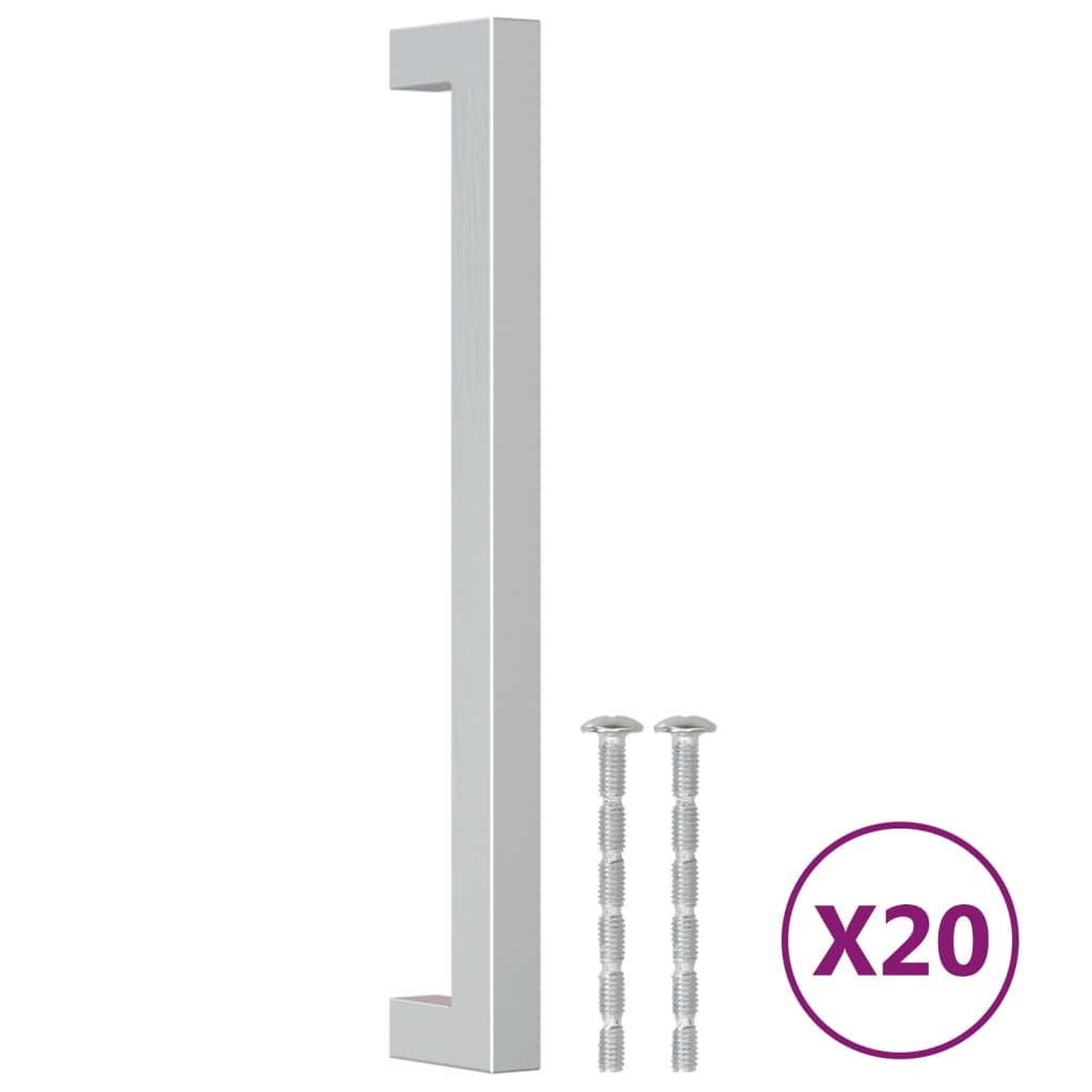 Vidaxx Griffe 20 Stück 192 mm Edelstahl silberfarben