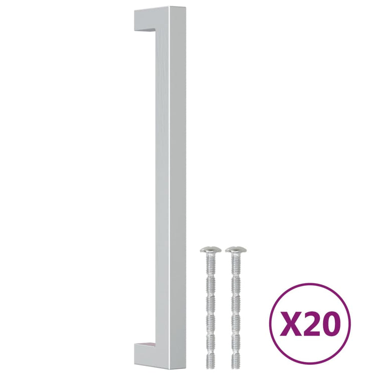 Vidaxx Griffe 20 Stück 192 mm Edelstahl silberfarben