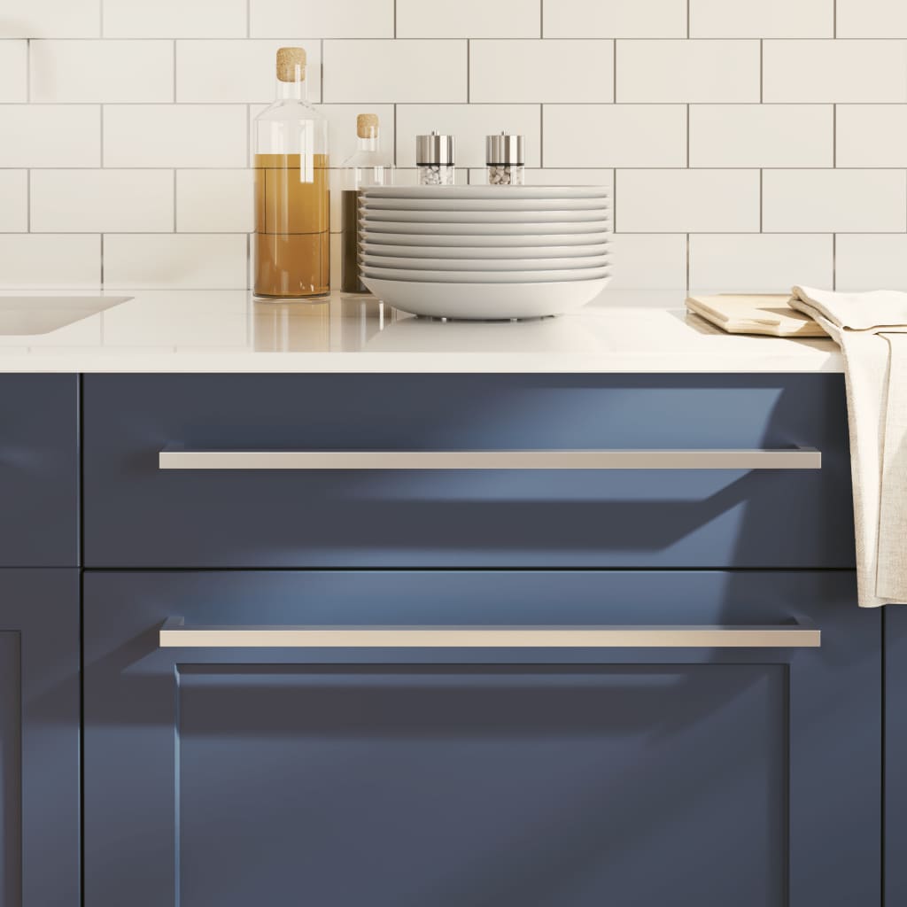 VidaXL Griffe 20 Stück 480 mm Edelstahl silberfarben