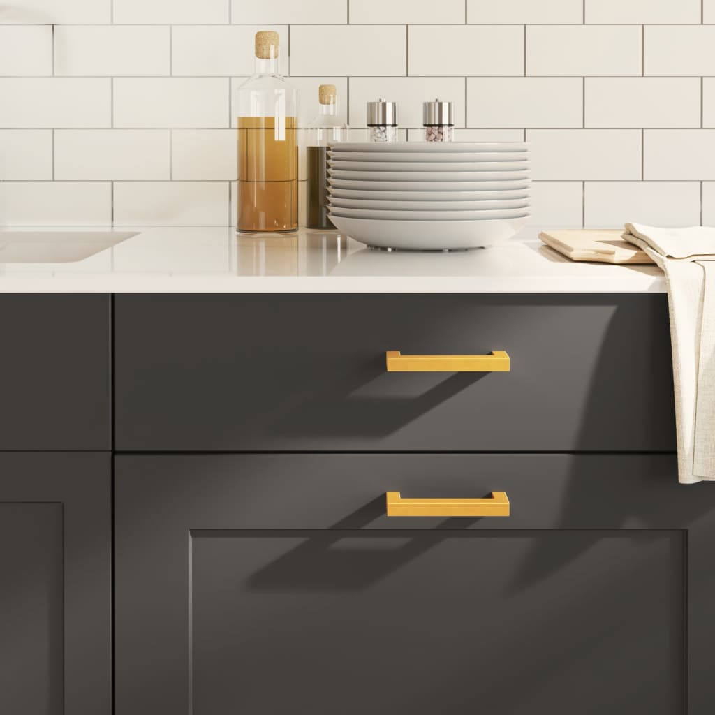 VidaXL Griffe 20 Stück 96 mm Edelstahl goldfarben