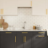 VidaXL Griffe 20 Stück 192 mm Edelstahl goldfarben - afbeelding 3