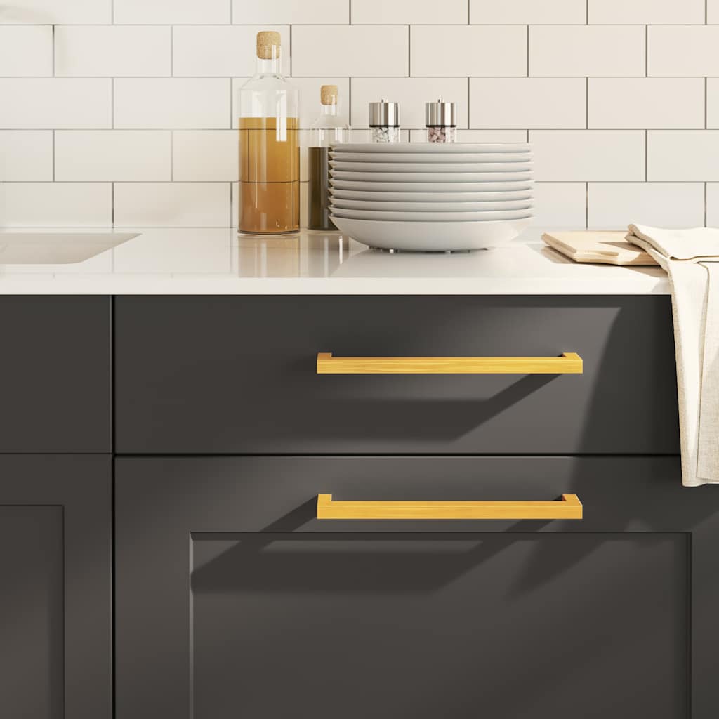 VidaXL Griffe 20 Stück 224 mm Edelstahl goldfarben