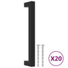 Vidaxx Griffe 20 Stück 160 mm Edelstahl schwarz