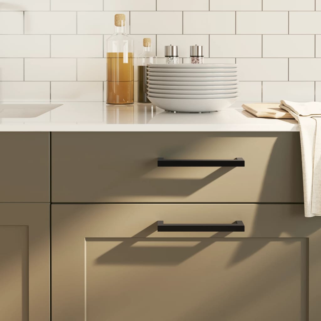 Vidaxx Griffe 20 Stück 160 mm Edelstahl schwarz