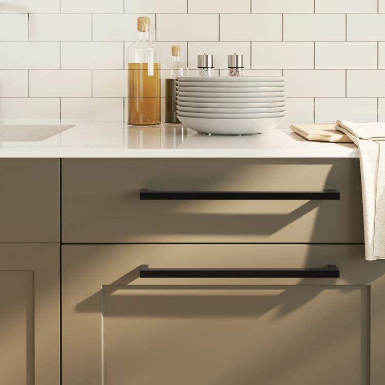 VidaXL Griffe 20 Stück 320 mm Edelstahl schwarz