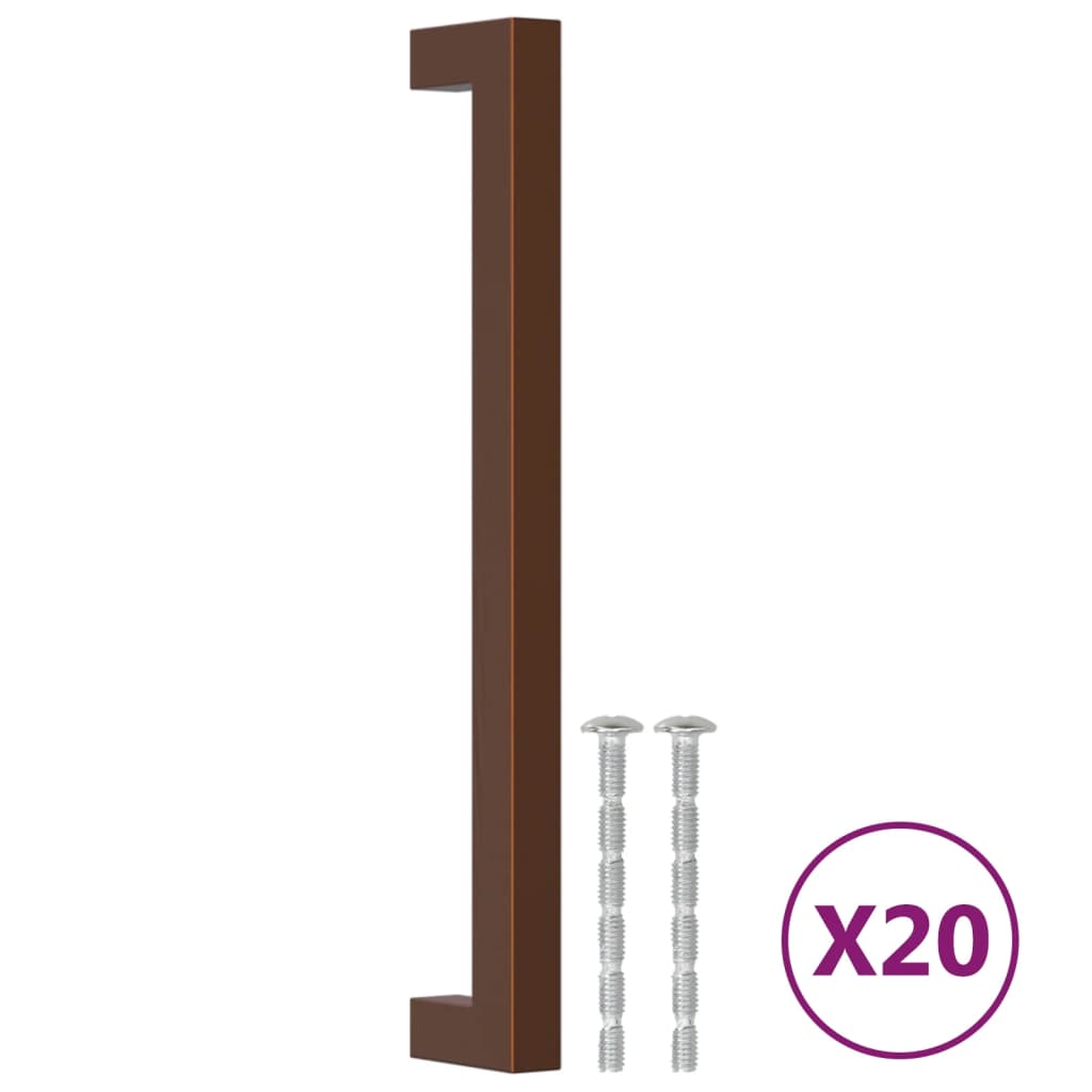 Vidaxx Griffe 20 Stück 192 mm Edelstahl bronzefarben