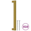 VidaXL Griffe 10 Stück 192 mm Edelstahl goldfarben