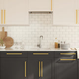 Vidaxx Griffe 10 Stück 320 mm Edelstahl goldfarben - afbeelding 3