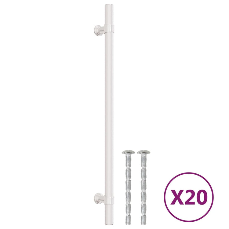 VidaXL Griffe 20 Stück 224 mm Edelstahl silberfarben