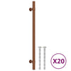 VidaXL Griffe 20 Stück 224 mm Edelstahl bronzefarben