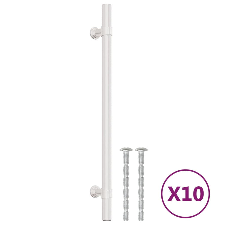 Vidaxx Griffe 10 Stück 192 mm Edelstahl silberfarben