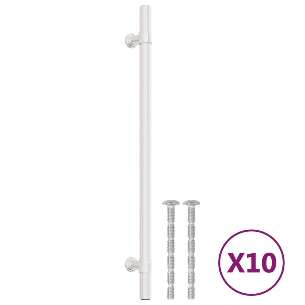 Vidaxx Griffe 10 Stück 224 mm Edelstahl silberfarben