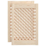VIDAXL -Schranktüren mit Lamellen 2 -Stcs 39,5 x 61,5 cm Festkiefer - afbeelding 2