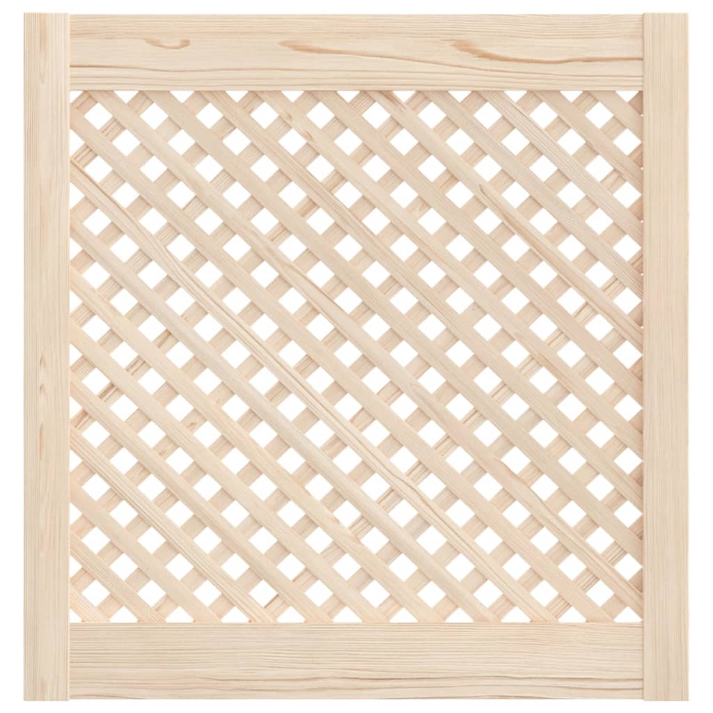VIDAXL -Schranktüren mit Lamellen 2 -PCs 59,5 x 61,5 cm Festkiefer