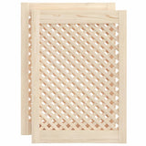 VIDAXL -Schranktüren mit Lamellen 2 -Stcs 49,5 x 69 cm Festkiefer - afbeelding 2