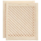 VIDAXL -Schranktüren mit Lamellen 2 -Stcs 59,5 x 69 cm Festkiefer - afbeelding 2