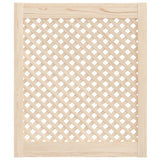 VIDAXL -Schranktüren mit Lamellen 2 -Stcs 59,5 x 69 cm Festkiefer - afbeelding 3