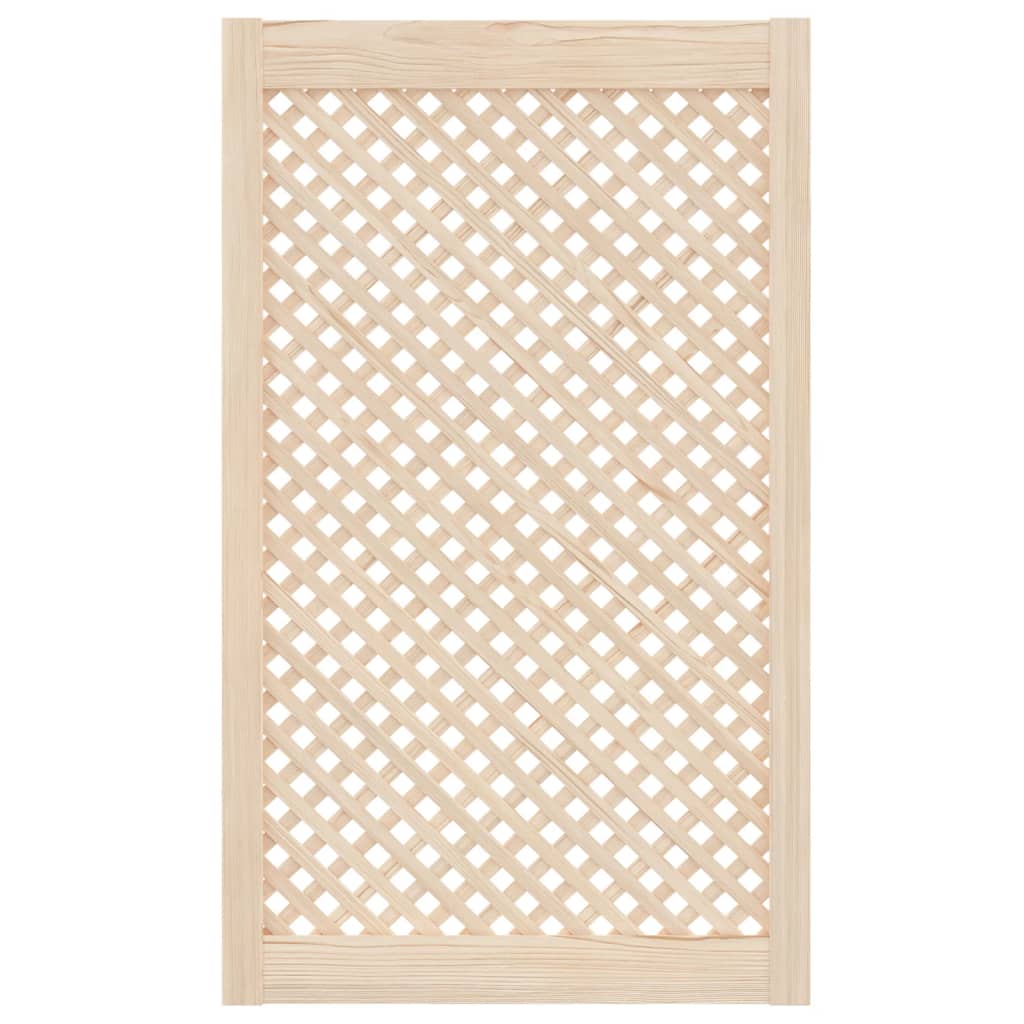 VIDAXL -Schranktüren mit Lamellen 2 -Stcs 59,5 x 99 cm Festkiefer