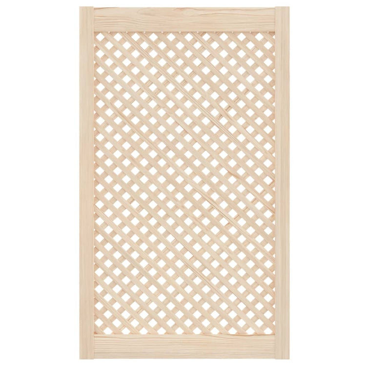 VIDAXL -Schranktüren mit Lamellen 2 -Stcs 59,5 x 99 cm Festkiefer