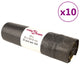 Vidaxl -Müllsäcke mit Ziehenmörder 250 ST 35 L Schwarz