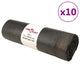 Vidaxl -Müllsäcke mit Ziehmorde 250 St 120 l Schwarz