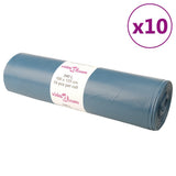 Vidaxl Müllsäcke 100 St 240 l Blau - afbeelding 1