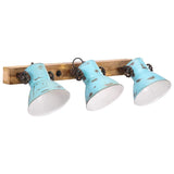 Vidaxl Wandlampe 25 W E27 65x25 cm verwittert blau - afbeelding 2