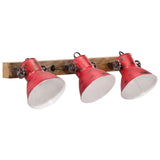 Vidaxl Wandlampe 25 W E27 65x25 cm verwitterte Rot - afbeelding 2