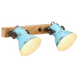 VIDAXL -Wandlampe 25 W E27 45x25 cm Weantred Blau - afbeelding 1