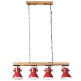 VIDAXL -Deckenlampe 25 W E27 90x24x111 cm verwitterte Rot - afbeelding 3