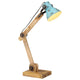 Vidaxl Desk Lampe 25 W E27 23x18x96 cm verwittert blau