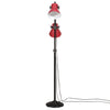 VIDAXL SHOCS LAMP 25 W E27 25x25x90 140 cm verwitterte rot