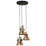 Vidaxl Hanging Lamp 25 W E27 30x30x100 cm Antike Messingfarben - afbeelding 2