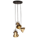 Vidaxl Hanging Lamp 25 W E27 30x30x100 cm Antike Messingfarben - afbeelding 3