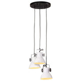 Vidaxl Hanging Lamp 25 W E27 30x30x100 Weiß - afbeelding 1