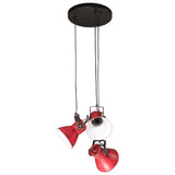 Vidaxl Hanging Lamp 25 W E27 30x30x100 cm Umwebderot - afbeelding 3