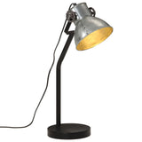 Vidaxl Desk Lampe 25 W E27 17x17x60 cm Vintage Silberfarbe - afbeelding 1