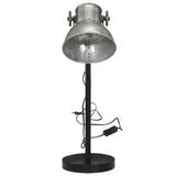 Vidaxl Desk Lampe 25 W E27 17x17x60 cm Vintage Silberfarbe - afbeelding 3