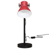 Vidaxl Desk Lampe 25 W E27 17x17x60 cm verwitterte Rot - afbeelding 3