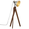 VIDAXL SHOCS LAMP 25 W E27 45x45x120 cm Vintage Silberfarbe