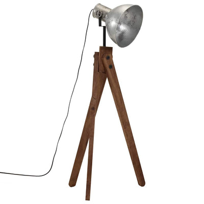 VIDAXL SHOCS LAMP 25 W E27 45x45x120 cm Vintage Silberfarbe