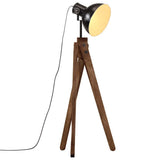 VIDAXL -Stehlampe 25 W E27 45x45x120 cm Schwarz - afbeelding 1