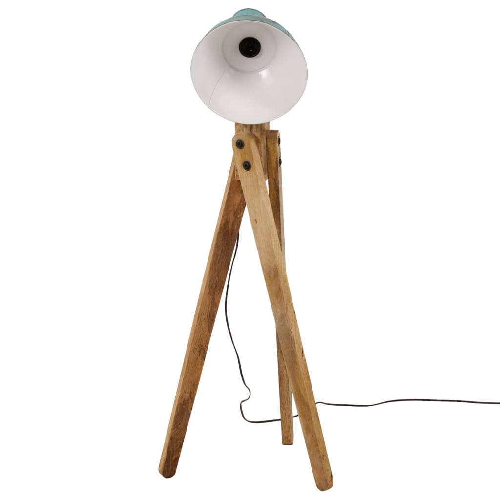 VIDAXL SHOCS LAMP 25 W E27 45x45x120 cm verwittert blau