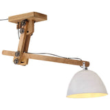 VIDAXL-Deckenlampe 25 W E27 105x30x65-108 cm Weiß - afbeelding 1