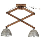 VIDAXL -Deckenlampe 25 W E27 29x18x85 cm Vintage Silberfarbe - afbeelding 3