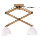 VIDAXL -Deckenlampe 25 W E27 29x18x85 cm Weiß - afbeelding 3