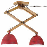 VIDAXL -Deckenlampe 25 W E27 29x18x85 cm verwitterte Rot - afbeelding 2